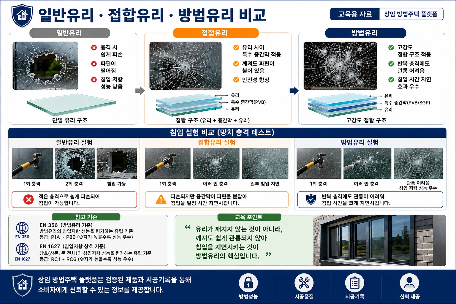 방범유리 인증